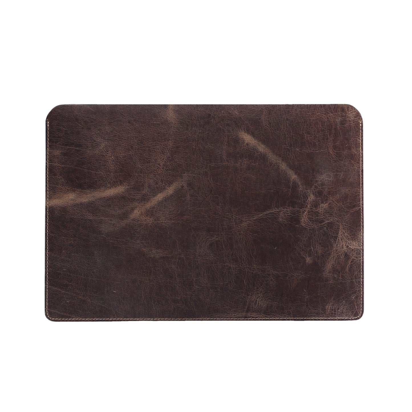 Genuine Leather Apple MacBook Pro 14 and 16 16.2 Inch Brown Leather Sleeve Cover-1